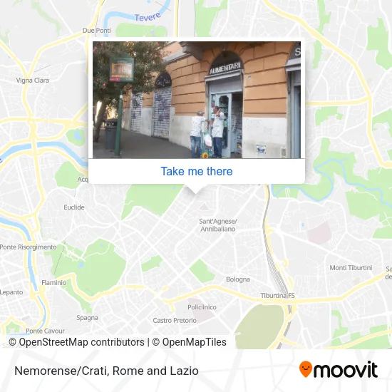 Nemorense/Crati map