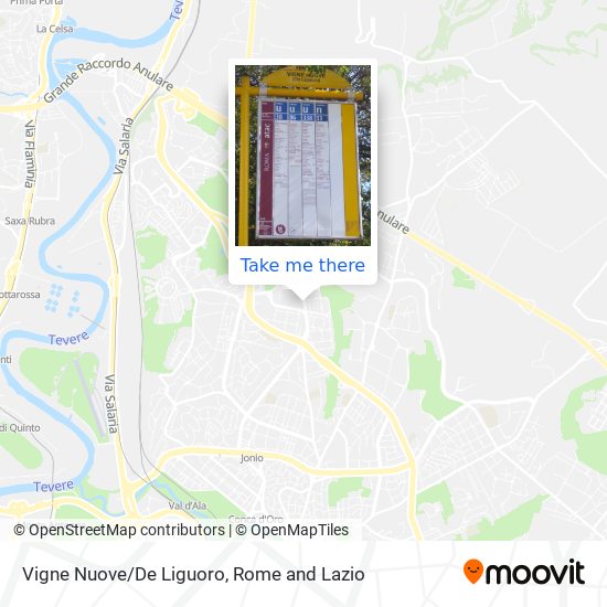 Vigne Nuove/De Liguoro map