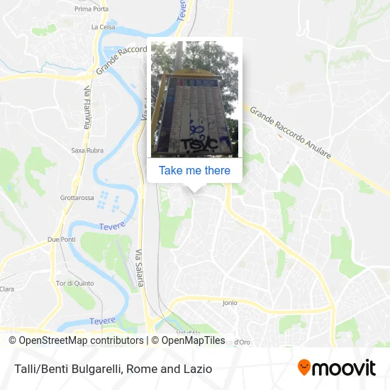 Talli/Benti Bulgarelli map