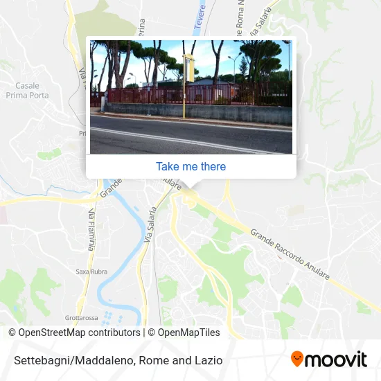 Settebagni/Maddaleno map