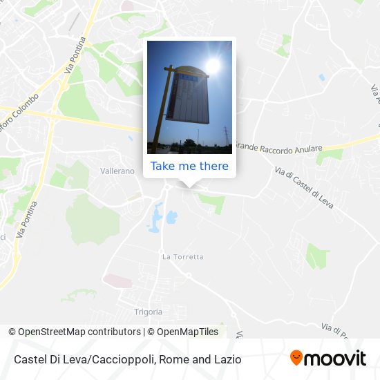 Castel Di Leva/Caccioppoli map