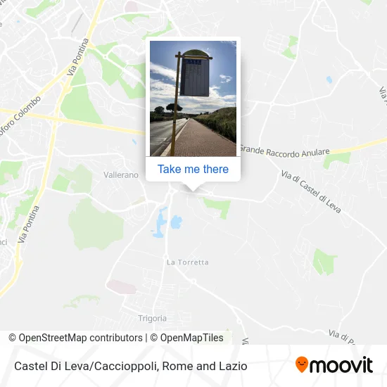 Castel Di Leva/Caccioppoli map