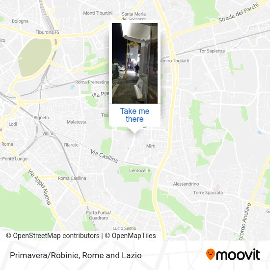 Primavera/Robinie map