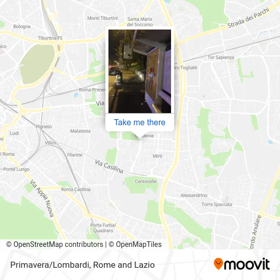 Primavera/Lombardi map