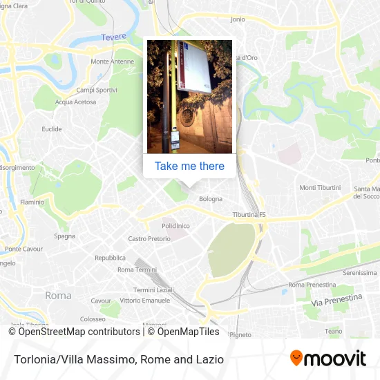 Torlonia/Villa Massimo map