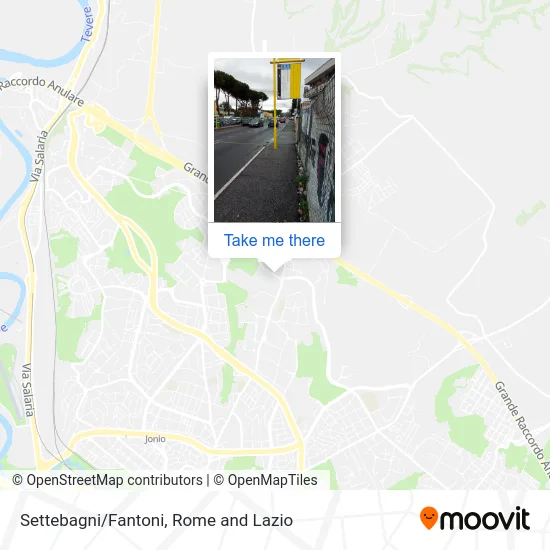 Settebagni/Fantoni map