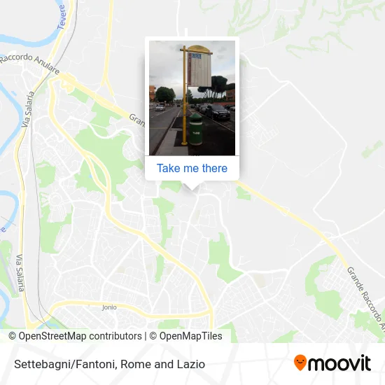 Settebagni/Fantoni map