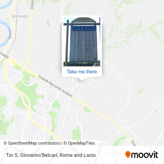 Tor S. Giovanni/Belcari map