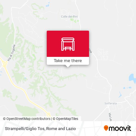Strampelli/Giglio Tos map