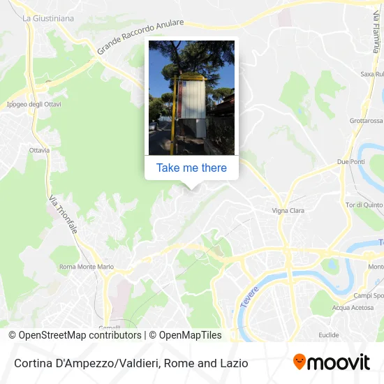 Cortina D'Ampezzo/Valdieri map