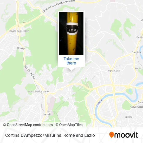 Cortina D'Ampezzo/Misurina map