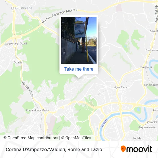 Cortina D'Ampezzo/Valdieri map