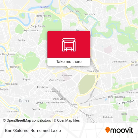 Bari/Salerno map