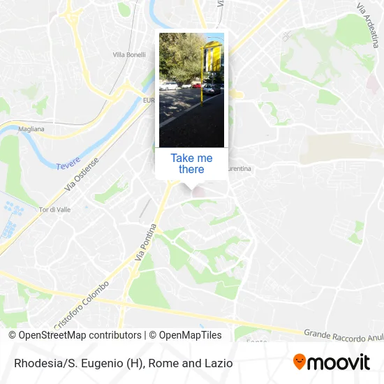 Rhodesia / St. Eugenio (Hospital) map