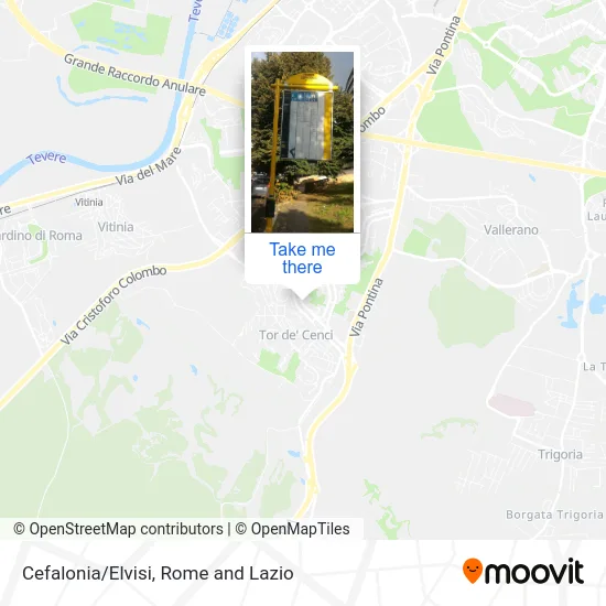 Cefalonia/Elvisi map