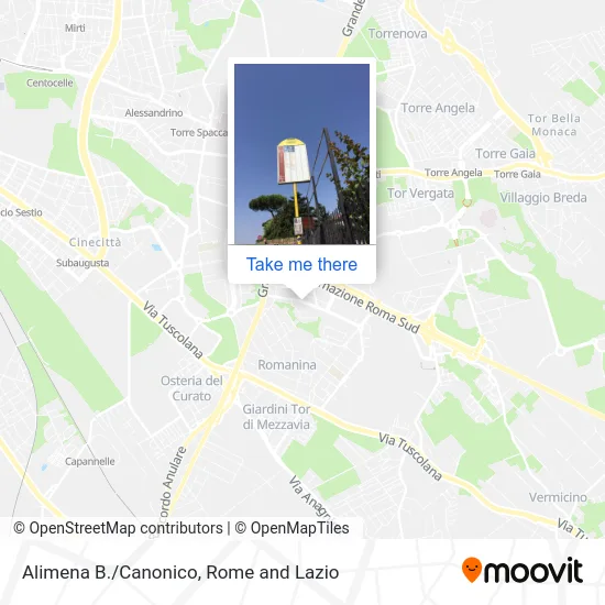 Alimena B./Canonico map