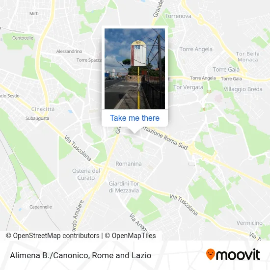 Alimena B./Canonico map