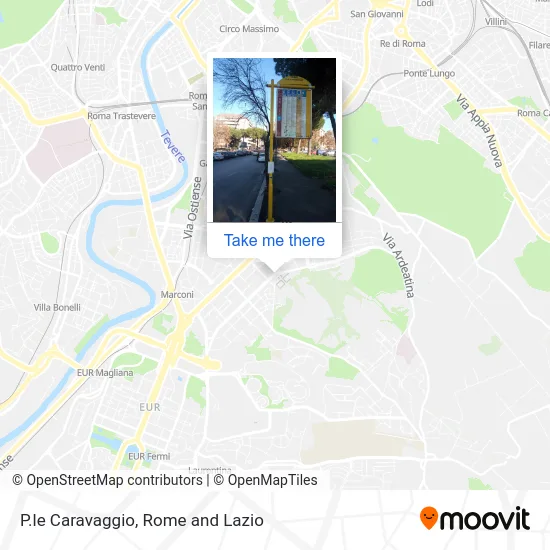 Caravaggio Square map