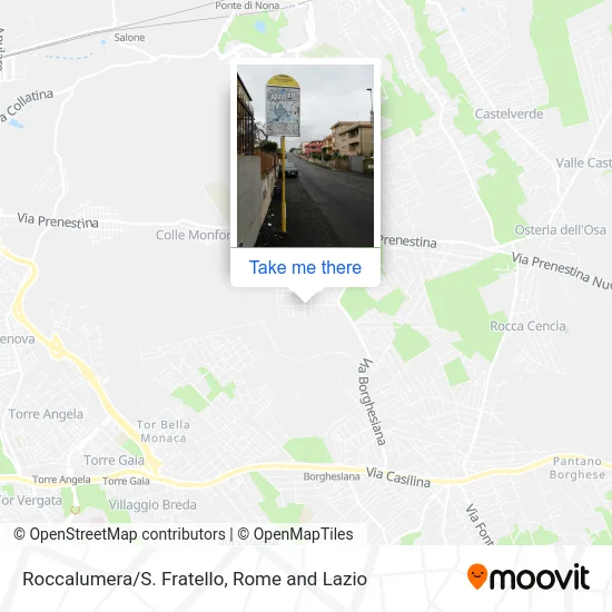 Roccalumera/San Fratello map