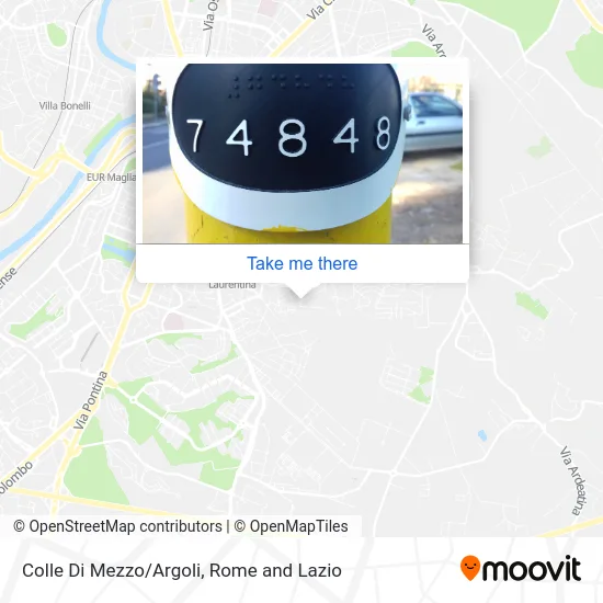 Colle Di Mezzo/Argoli map