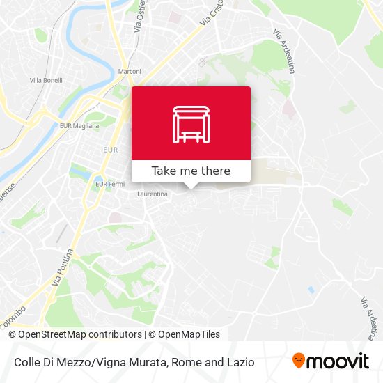 Colle Di Mezzo/Vigna Murata map