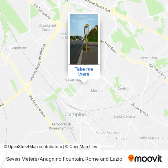 Seven Meters/Anagnino Fountain map