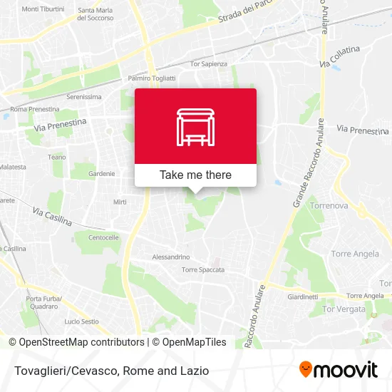 Tovaglieri/Cevasco map