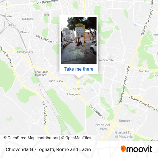 Chiovenda G./Togliatti map