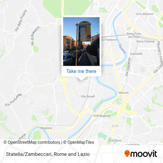 Statella/Zambeccari map