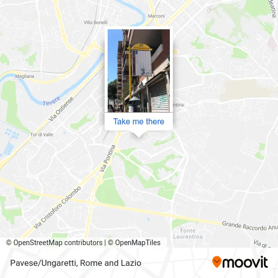 Pavese/Ungaretti map