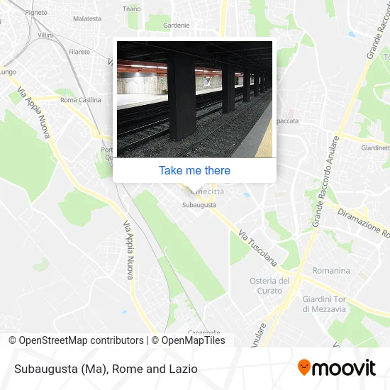Subaugusta (Metro A) map