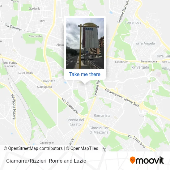 Ciamarra/Rizzieri map