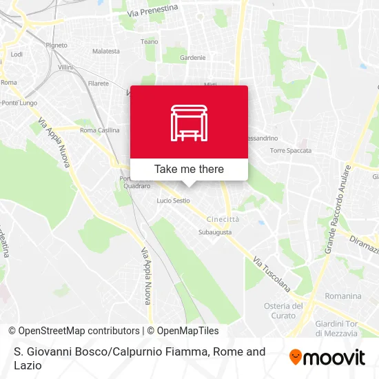 San Giovanni Bosco / Calpurnio Fiamma map