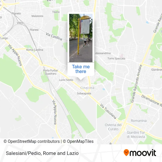 Salesiani/Pedio map