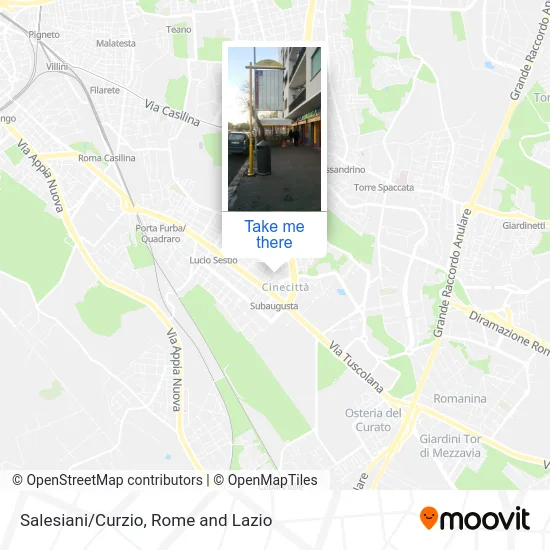 Salesiani/Curzio map