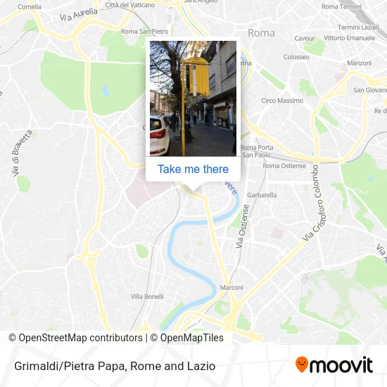 Grimaldi/Pietra Papa map
