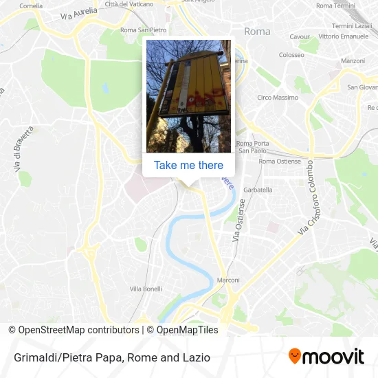 Grimaldi/Pietra Papa map