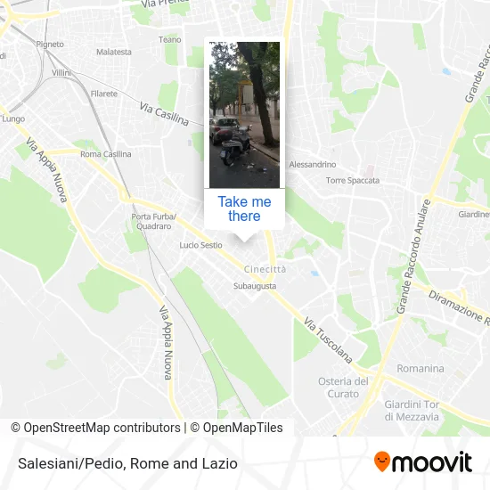 Salesiani/Pedio map