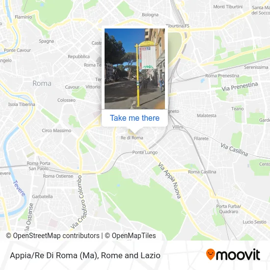 Appia/Re Di Roma (MA) map