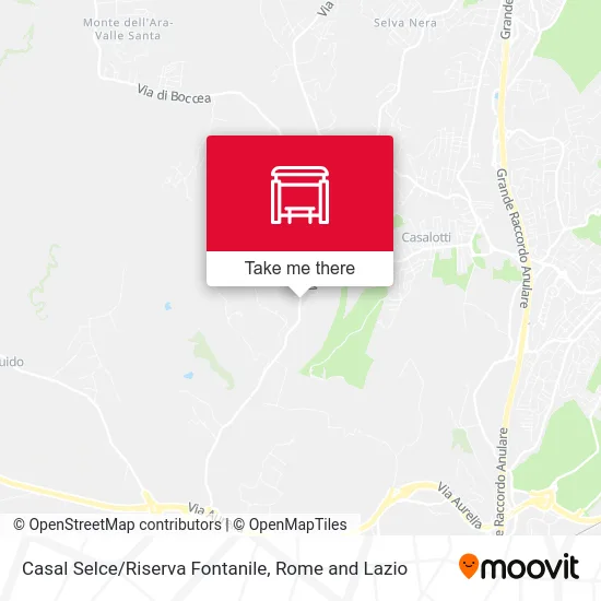 Casal Selce/Riserva Fontanile map