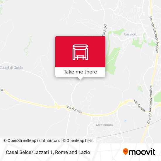 Casal Selce/Lazzati 1 map