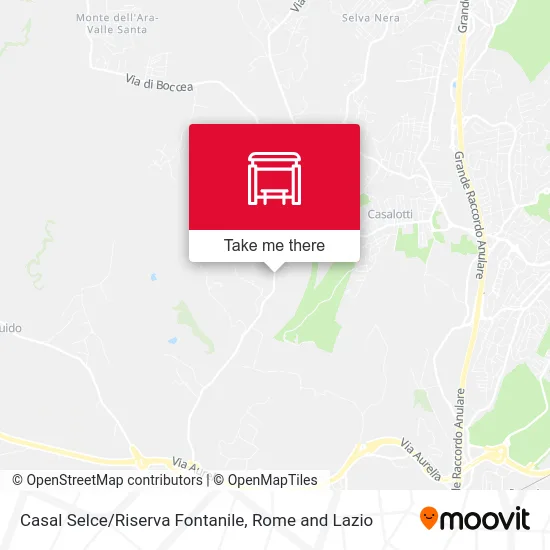 Casal Selce/Riserva Fontanile map