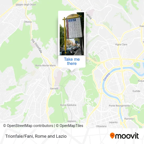 Trionfale/Fani map