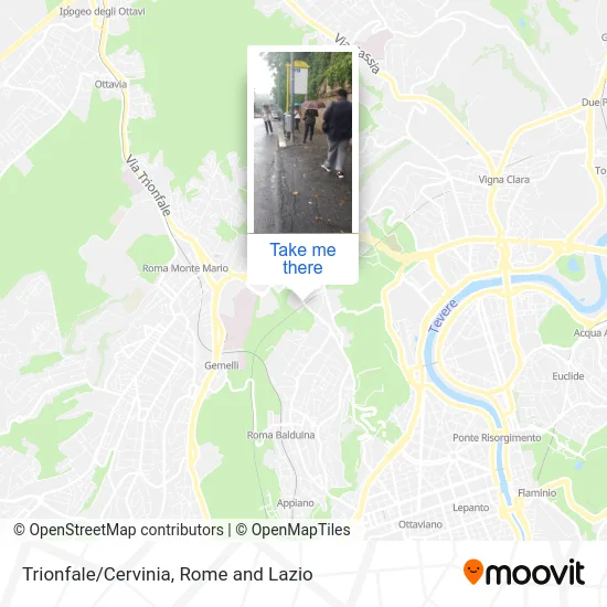 Trionfale/Cervinia map