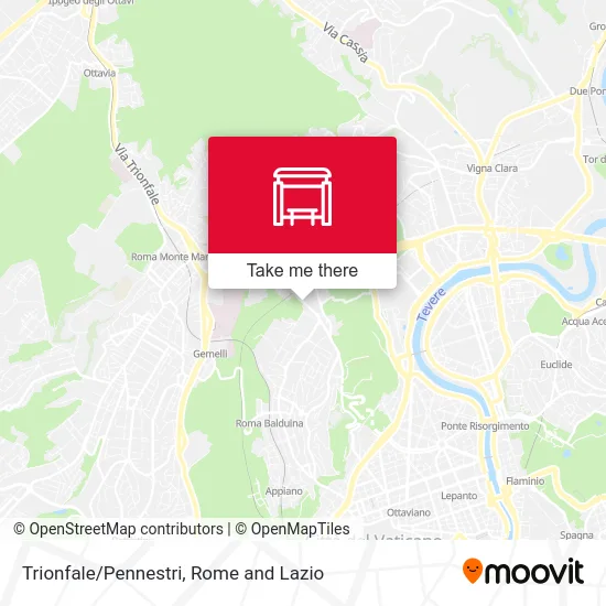 Trionfale/Pennestri map