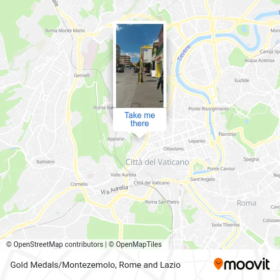 Gold Medals/Montezemolo map