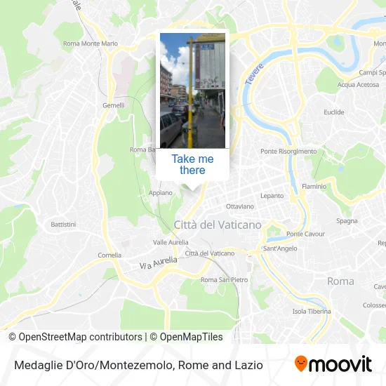 Gold Medals/Montezemolo map