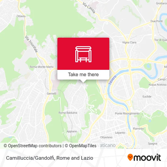 Camilluccia/Gandolfi map