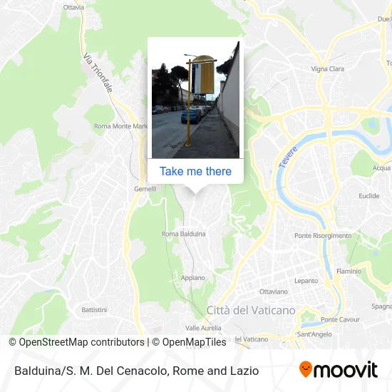 Balduina / Santa Maria Del Cenacolo map