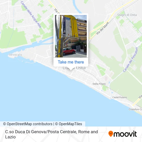 Corso Duca Di Genova / Central Post Office map